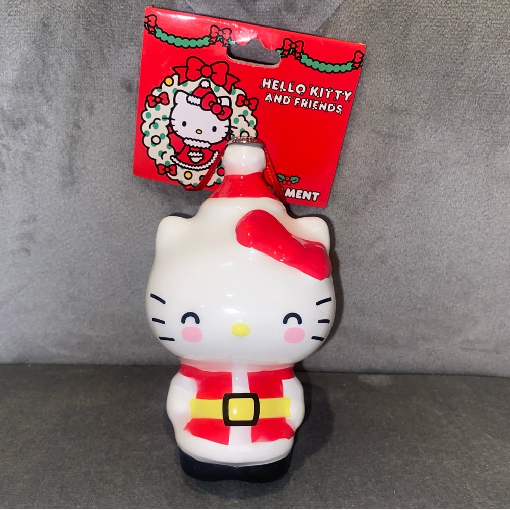 HELLO KITTY Holiday Santa Sanrio Christmas Ornament